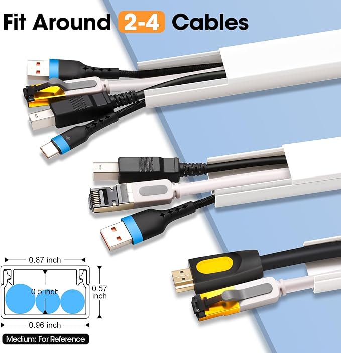 Cord Hider Kit for Cable Management