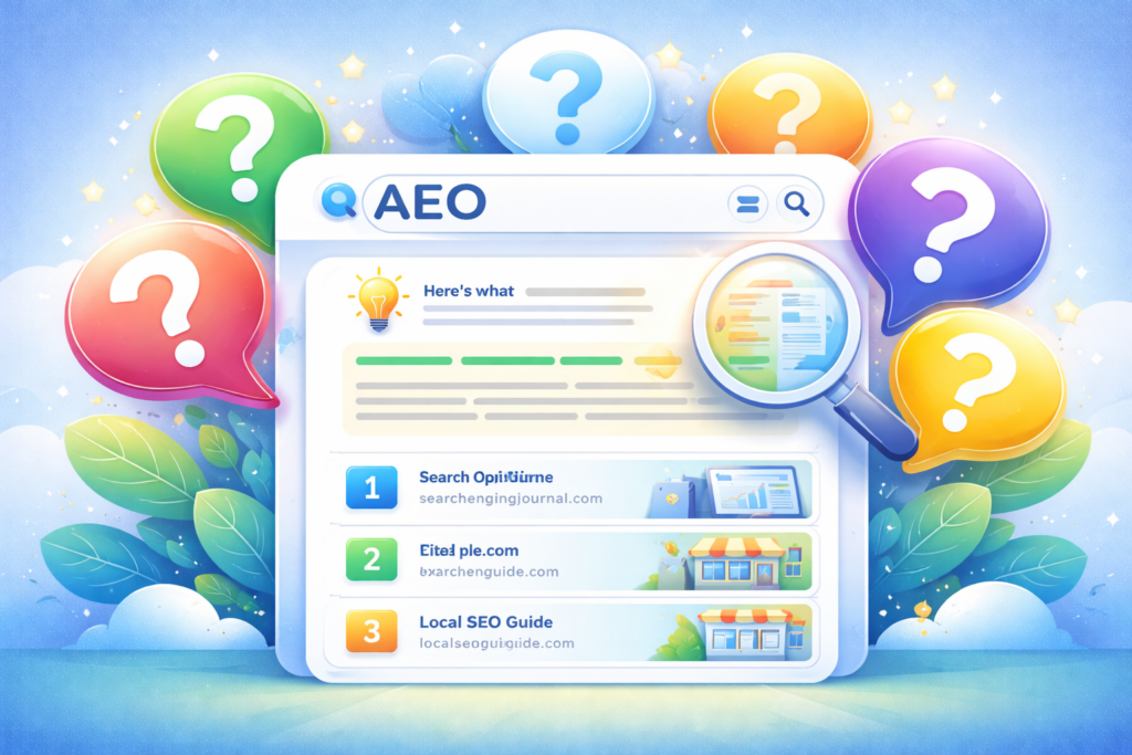 AEO optimizes for being selected as the answer.