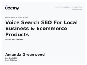 Voice Search Certification